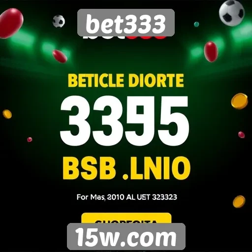 Ofertas e promoções disponíveis na bet333